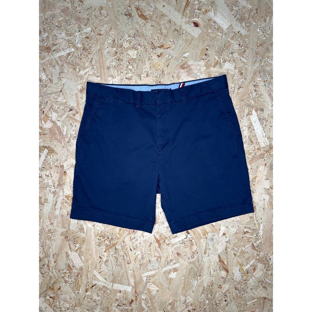Tommy Hilfiger Men's Navy Blue Chino Shorts Sz 34